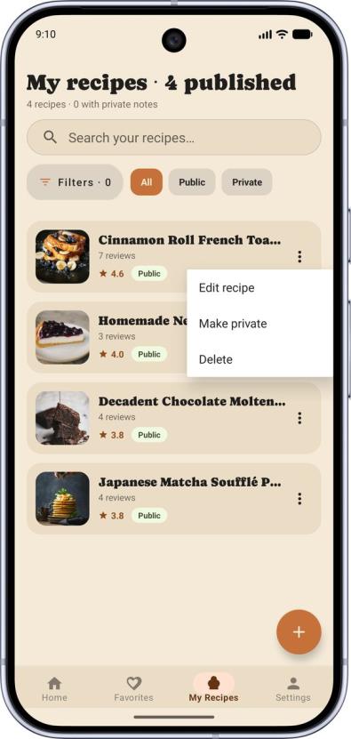 My Recipes
