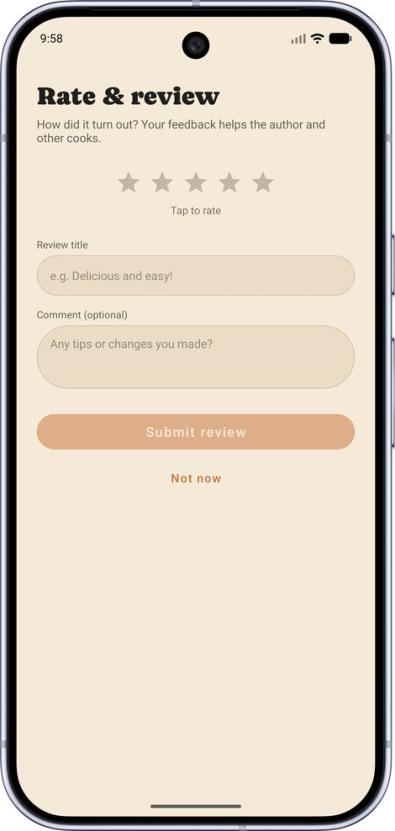 Writing a review